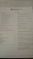 The White Hart Country Inn menu