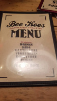 Boo Koos menu
