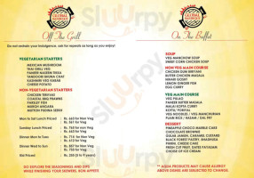 Global Barbeque menu