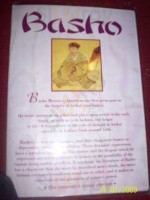 Basho's menu