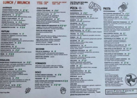 Passo Pizza Pasta Caffe' menu