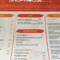 Shophouse By Kylin menu