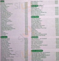 Sai Dhyan menu