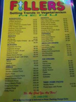 Fillers- Southern Avenue menu