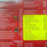 Tandoori Tantra menu