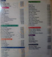 The Delhi Dhaba menu