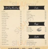 Buddy's Cafe menu