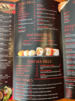 Chaiyo Sushi Thai menu