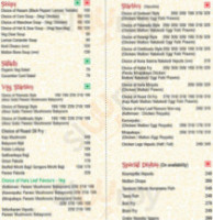 Viyyalavari Vindu menu