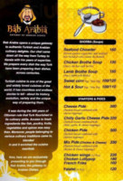 Bab Arabia menu
