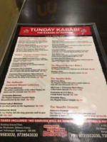 Tunday Kababi menu