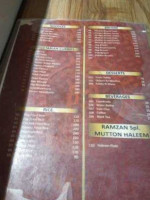 Madina menu