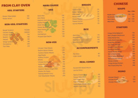 Zaikebaaz menu
