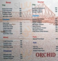 Orchid menu