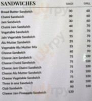 Madhur Parlour menu
