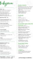 Ladygreen Brighton menu