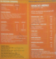 Avanti Indian Barbeque Grill menu