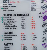 Crust menu