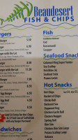 Beaudesert Fish Chips menu