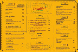 Eatalio's menu