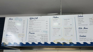 Seafood Connect menu