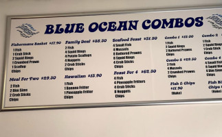 Blue Oceans Fish & Chips Augusta menu