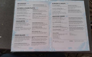 Surf Club Restaurant Bar menu