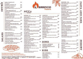 Il Birrificio menu