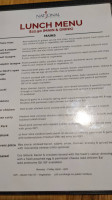 The National Hotel Bar and Grill menu