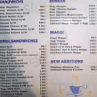 Shubham Coffee House menu