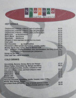 Cafe Shakana menu