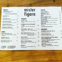 Mister Figaro menu