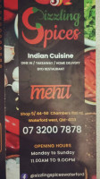 Sizzling Spices Indian Cuisine Waterford West menu