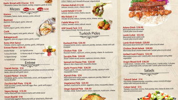 Origin Turkish menu