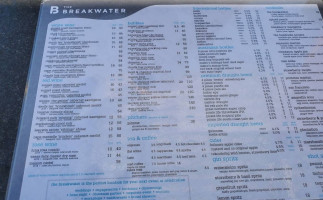 Ishka Restaurant at The Breakwater menu