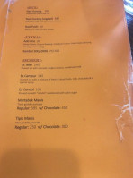 Warung Kapitolyo menu