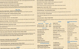 Frankston Waterfront menu