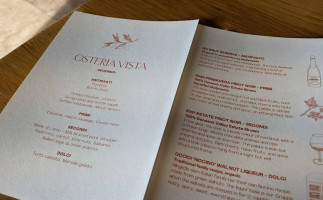 Osteria Vista At Stefano Lubiana Wines food