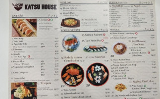 Katsu House menu
