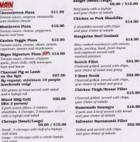 Migo's BBQ Inn menu