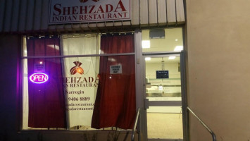 Shehzada Indian Restaurant menu
