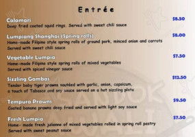 Sandok Kawali menu