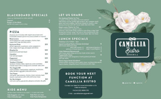 The Camellia menu