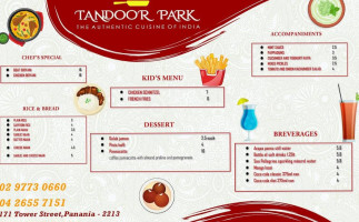 Tandoor Park food