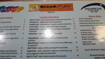 Bread Putter menu