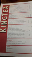 King Tea menu