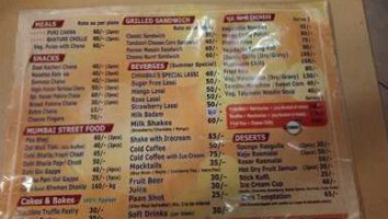 Chhabra Sweets Delights menu