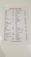 Runway 05 Cafe And menu