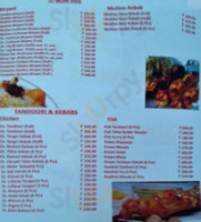 Shiraz Golden menu