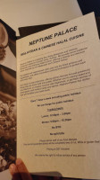 Neptune Palace menu